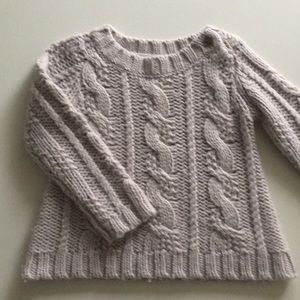 Bonpoint cable knit sweater for little girls